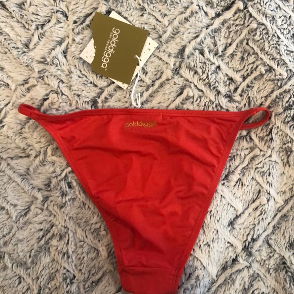 Brand new XS w/ tags red Golddigga bikini bottom, - Picture 2 of 7